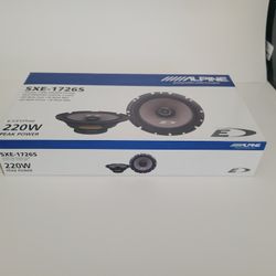 Alpine 2-Pairs SXE-1726S 6.5