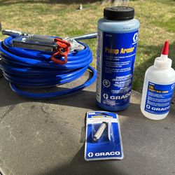 GRACO SPRAYER  50’ SG3 , supplies…