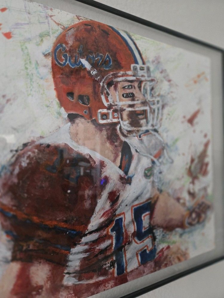 Iconic Image Of Florida Gators QB Tim Tebow