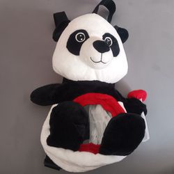 Girls Stuffed Animal Backpack,  Panda Design 