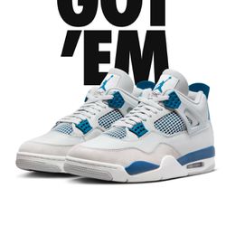 Jordan 4 Military Blue Size 8.5 And 9.5