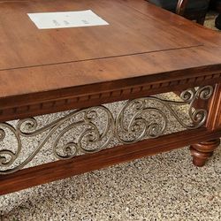 Coffee Table Wood And Metal