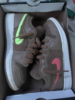 jordan 1 low utility teddy bear