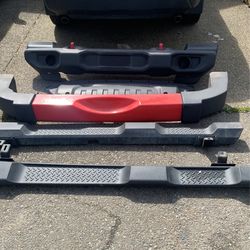 2008-2018 Front , Rear Bumpers And Side Steps For Jeep Wrangler