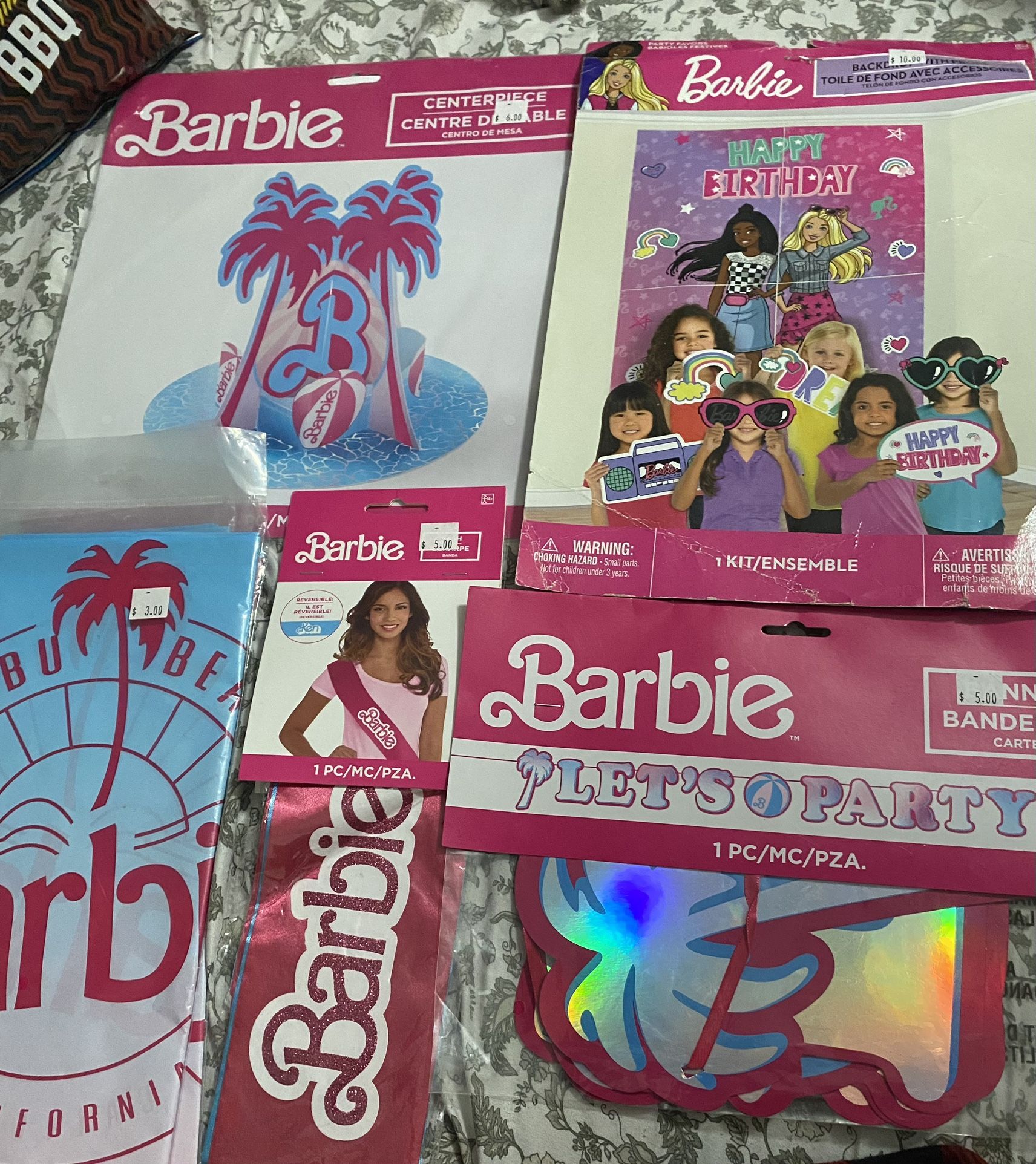 Barbie Birthday Party Supplies