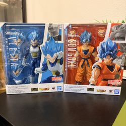 Sh Figuart Goku And Vegeta Ssj god