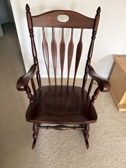 Wooden Rocking Chair $50