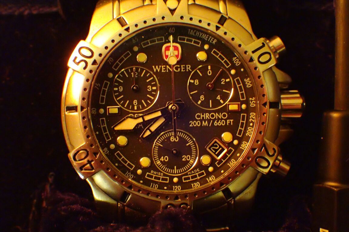 Wenger GST Sea Chronograph watch.