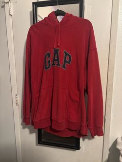 Gap Logo Pullover Hoodie Red