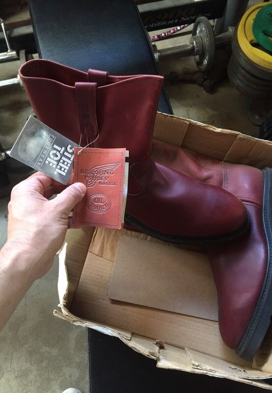 Red Wing Pecos 866 style work boots