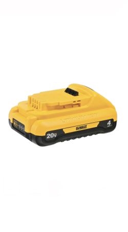 New 4.0Ah! DEWALT 20V MAX Compact Lithium-Ion 4.0Ah Battery Pack $80 Each Firm