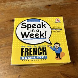 Speak in a Week FRENCH Complete Four Week Set