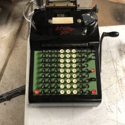 Vintage adding machine