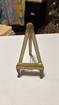 Mid century Italian wood tabletop easel