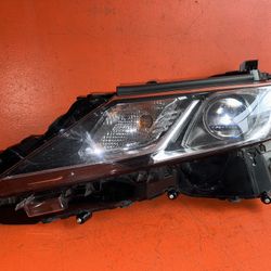 2018 2019 2020 2021 Toyota Camry Headlight Left LH Driver OEM LED Black Trim