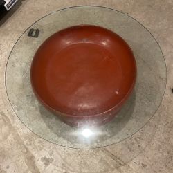 Glass Top Coffee Table 