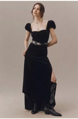 brand new anthropologies lace black dress