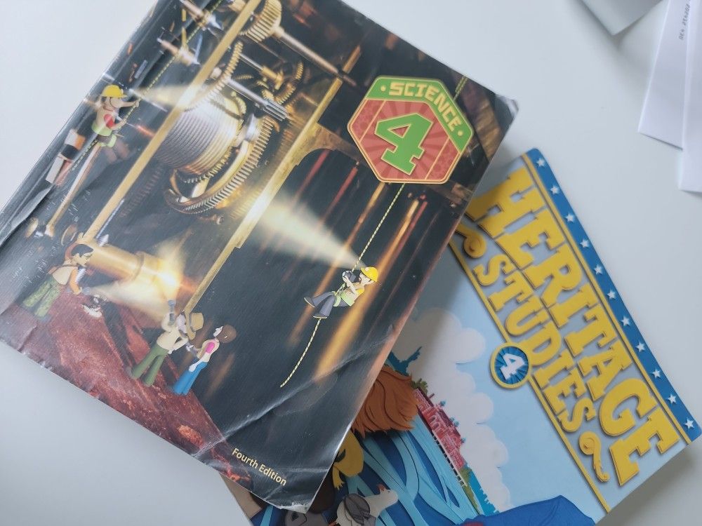 Home School 4th Grade Science And History Book