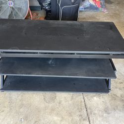 Black Metal Entertainment/TV Stand