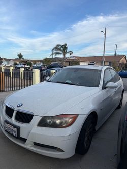 BMW 3 Series White Sedan