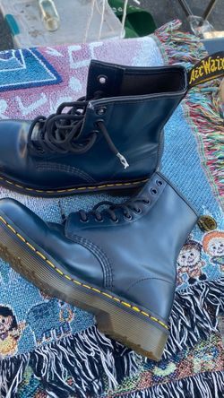 Dr. Martens 1460 Black Leather Lace-Up Boots