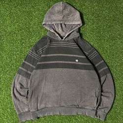 Mens Vintage Y2K DC Shoes Hoodie Sweater Jacket Size Medium