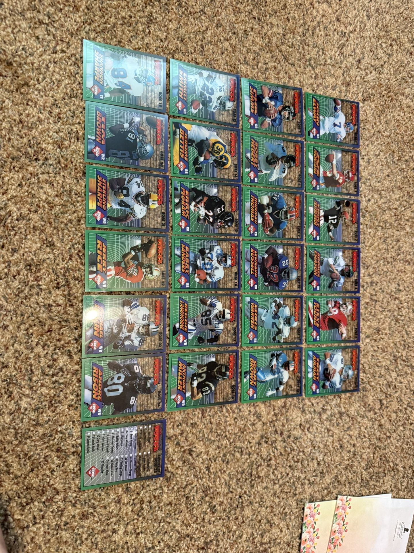 1994 Collector’s Edge Boss Squad Complete Insert Football Card Set Elway, Montana, Tons More