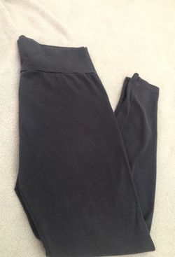 Thick navy blue leggings