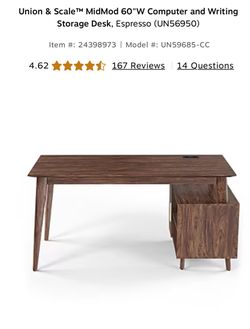 Large computer desk