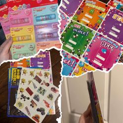 Kids Valentines Card + Lip balms 