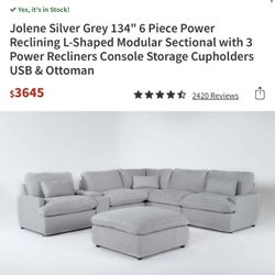 Reclining Sectional Couch