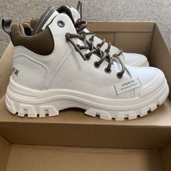 Women's Size 6.5 Ankle Boots Fashion High Top Sneakers Shoes Chunky 