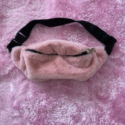 Pink Fluffy Fanny Pack