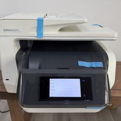 HP OfficeJet Pro 8720 All-in-One Wireless Color Printer, HP Instant Ink or Amazon Dash replenishment ready - White (M9L75A)