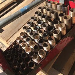 BRASS PIPE NIPPLES TRAY