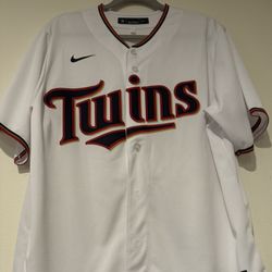 Nike Twins Baseball Jersey Size Large No Tags New 