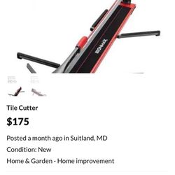 Tile Cutter 