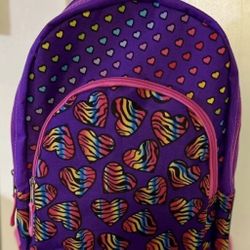 Purple Hearts Backpack 