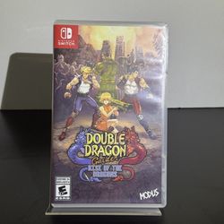 Double Dragon Gaiden: Rise of the Dragons (2023, NS) [Item, Box, and Poster]