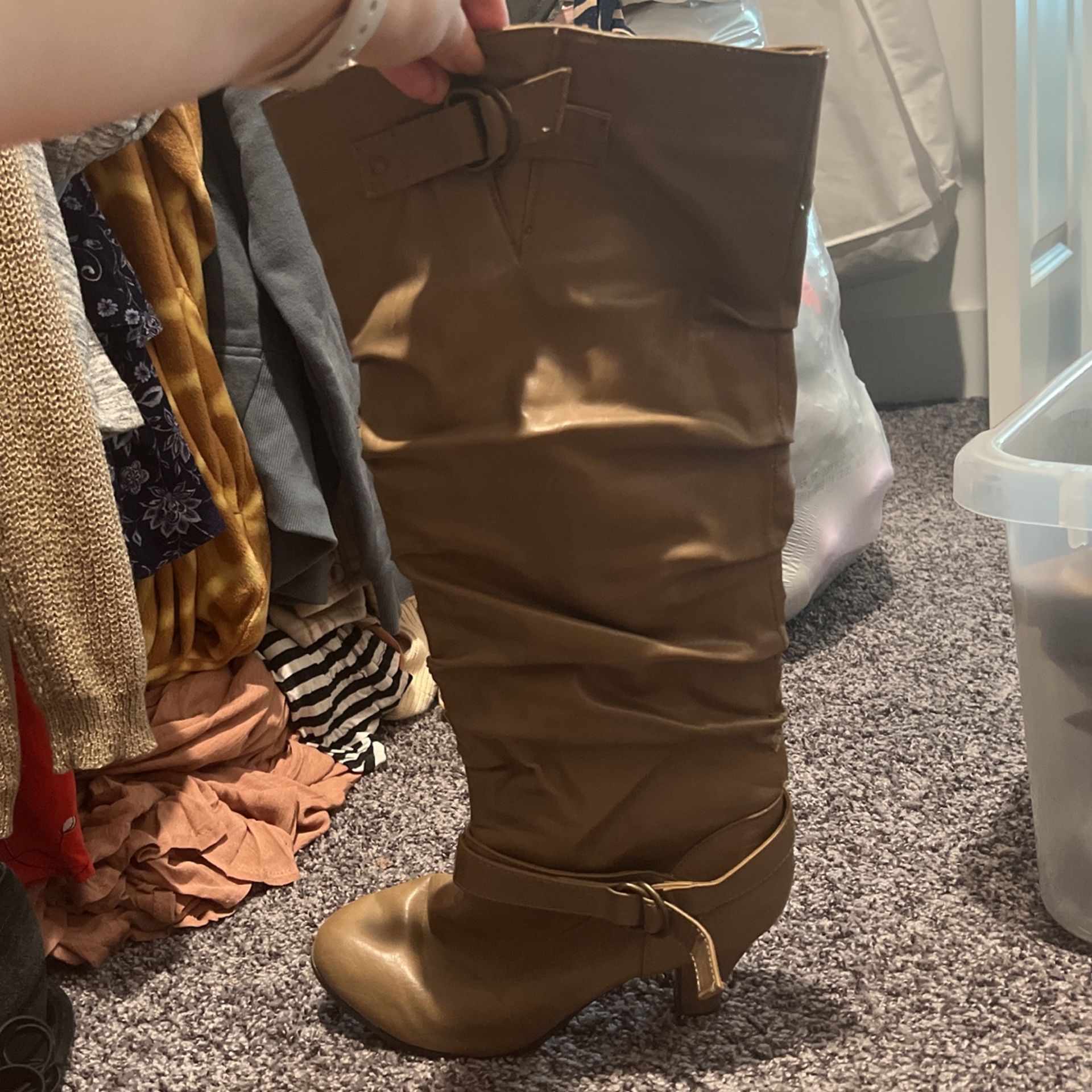 Tall Leather Boots