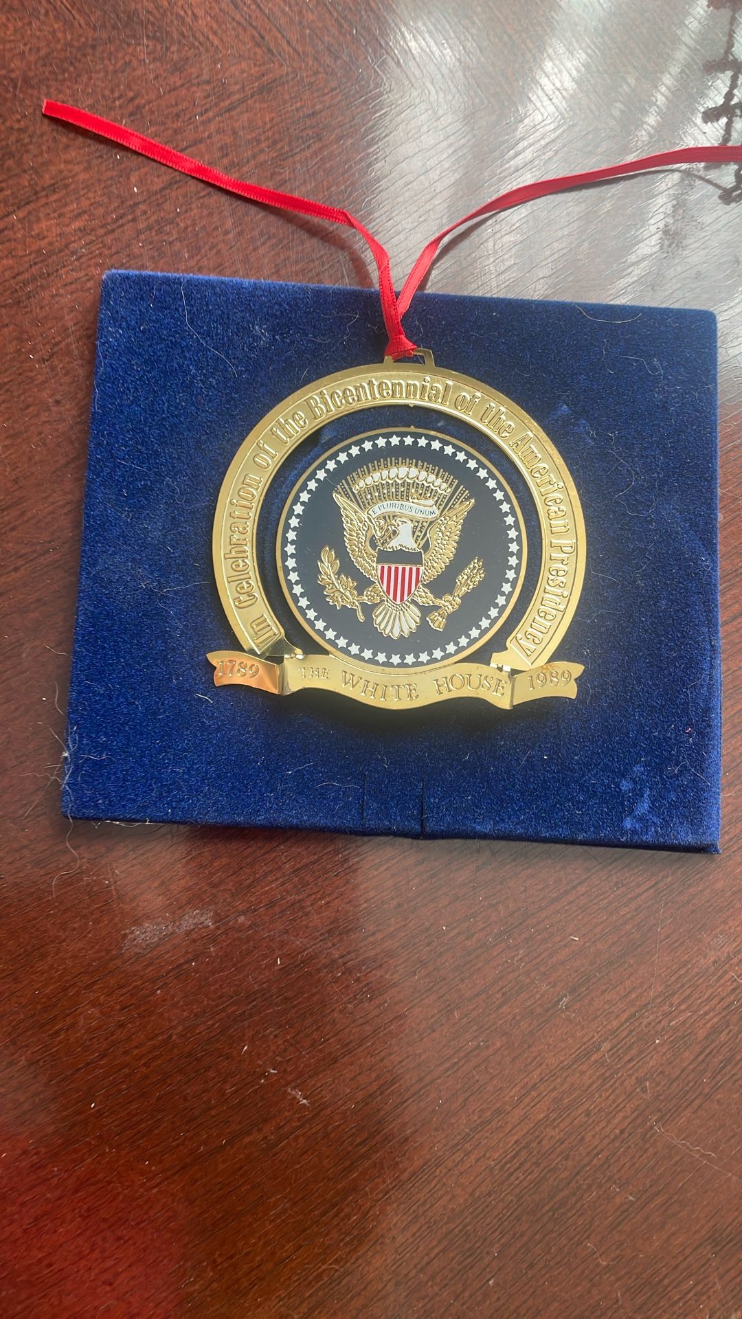 Vintage 1898 White House Christmas Ornament 