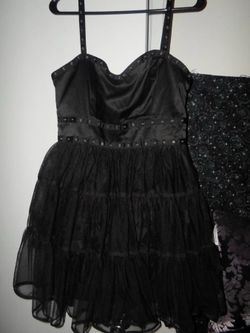 Black y2k dress