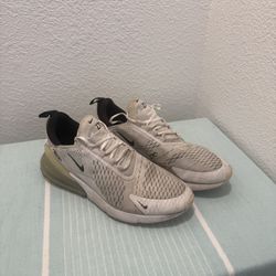Nike Air Max 270 White/Black Men’s Size 10 AH8050-100 - Used, Comfortable Daily Sneakers