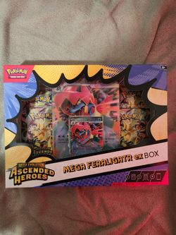 Pokemon TCG Mega Evolution Ascended Heroes Mega Feraligatr ex Box