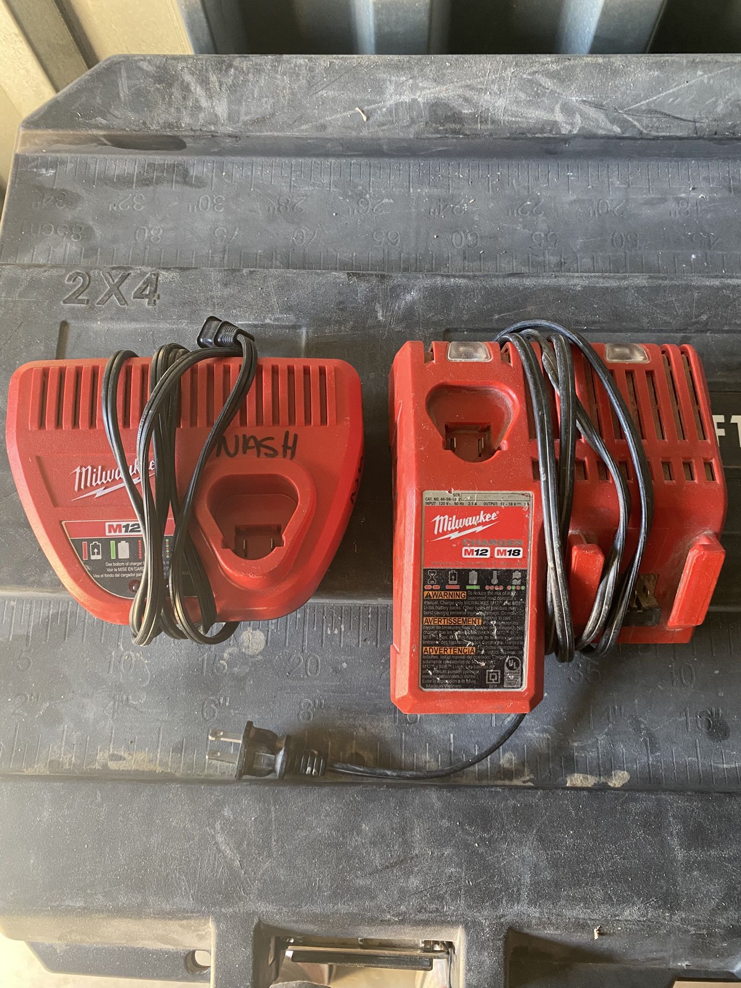 Milwaukee Charger M18 And Additional M12