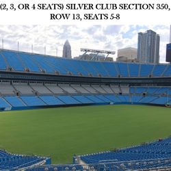 2, 3, or 4 Carolina Panthers CLUB LEVEL Tickets Seats—Best In House!!!