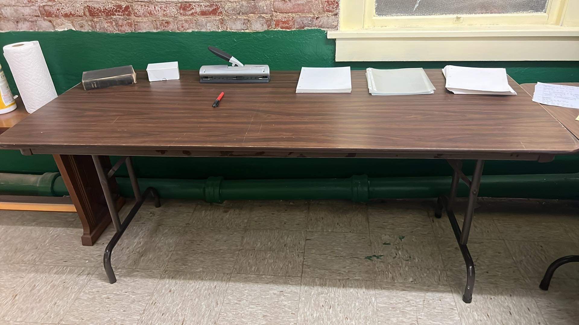Foldable Wood Metal Tables for Sale