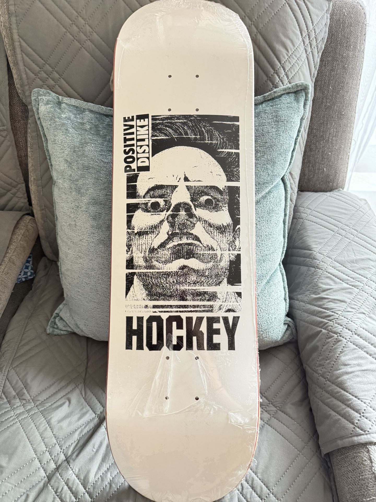 Hockey. John Fitzgerald Positive Dislike Deck 8.5 Pink