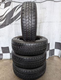 LT 205/65r15c "Near Brand New" Firestone Winter Force CV Load "C" studless snow tires