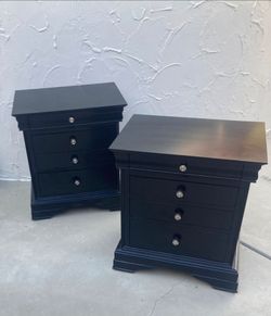 Two end bed stands